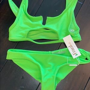 Neon green Frankie’s Bikini